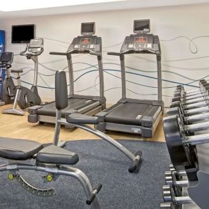 Fitness center at Wyndham Garden Chinatown NYC.