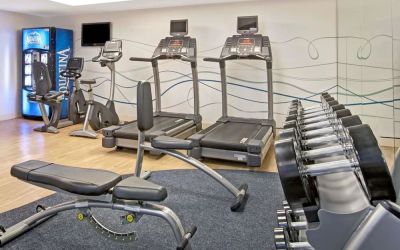 Fitness center at Wyndham Garden Chinatown NYC.