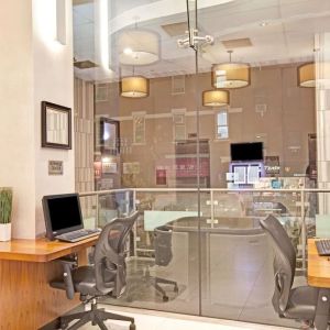 Business center at Wyndham Garden Chinatown NYC.