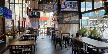 Hotel dining at Wyndham Garden Chinatown NYC.