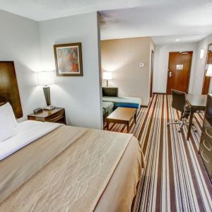 Day use room with living area at Comfort Inn & Suites Triadelphia.
