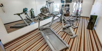 Fitness center available at Comfort Inn & Suites Triadelphia.