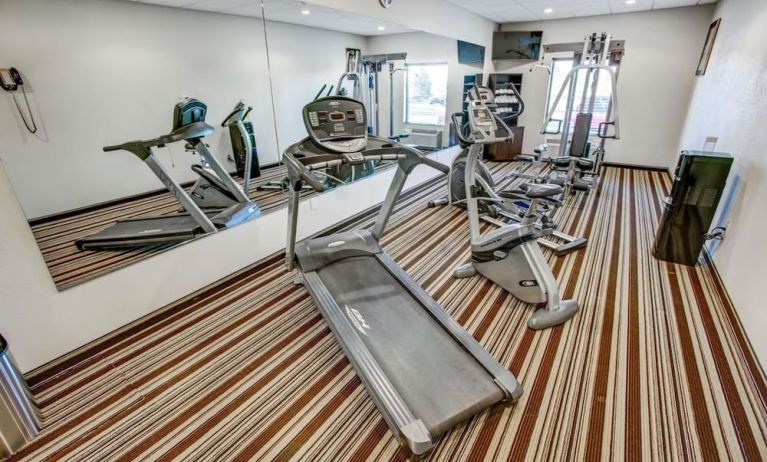 Fitness center available at Comfort Inn & Suites Triadelphia.