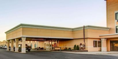 Parking area at Comfort Inn & Suites Triadelphia.