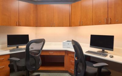 Business center available at Hampton Inn & Suites Providence/Smithfield.