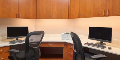 Business center available at Hampton Inn & Suites Providence/Smithfield.