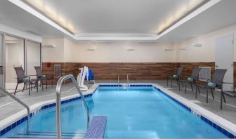 Refreshing indoor pool at Fairfield Inn & Suites By Marriott Kenosha Pleasant Prairie.