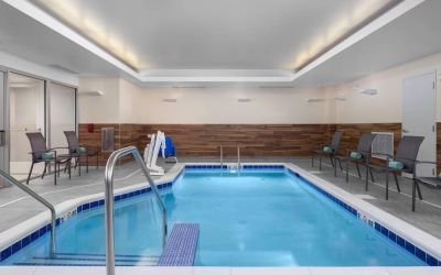 Refreshing indoor pool at Fairfield Inn & Suites By Marriott Kenosha Pleasant Prairie.