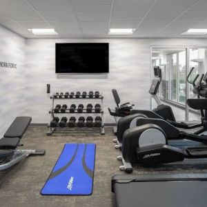 Fitness center at Fairfield Inn & Suites By Marriott Kenosha Pleasant Prairie.