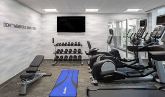 Fitness center at Fairfield Inn & Suites By Marriott Kenosha Pleasant Prairie.