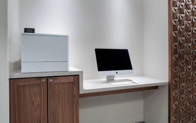 Business center available at Fairfield Inn & Suites By Marriott Kenosha Pleasant Prairie.