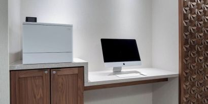 Business center available at Fairfield Inn & Suites By Marriott Kenosha Pleasant Prairie.