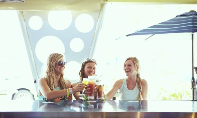 Poolside bar at Plunge Beach Resort.