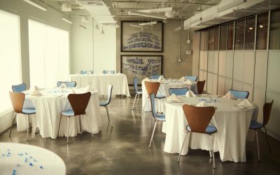 Banquet hall at Plunge Beach Resort.