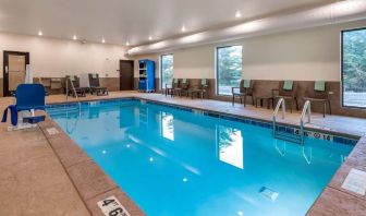 Refreshing indoor pool at Comfort Inn & Suites Mankato.