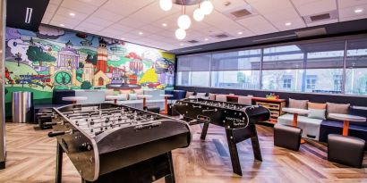 Arcade room at Tru By Hilton Bowling Green.
