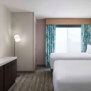 Day use twin room at Hilton Garden Inn Kennett Square.