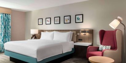 Day use room at Hilton Garden Inn Kennett Square.