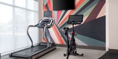 Fitness center at Hilton Garden Inn Kennett Square.