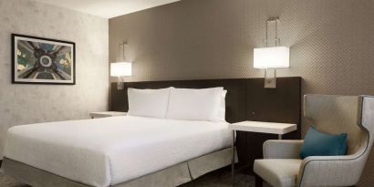 Standard day use room at Hilton Garden Inn Washington DC Downtown.