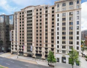 Hotel exterior at Hilton Garden Inn Washington DC Downtown.