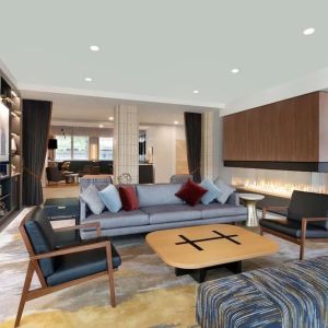 Lobby and coworking lounge at The Slate Denver, Tapestry Collection By Hilton.