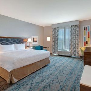 Spacious day use room with work desk at Hampton Inn & Suites Sunnyvale Silicon Valley.