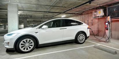 Electric vehicle charging station available at Hampton Inn & Suites Sunnyvale Silicon Valley.