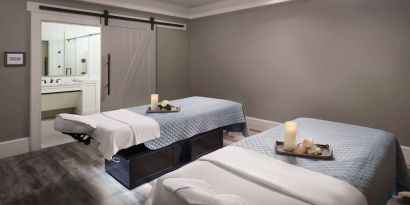Couple treatment rooms available at Embassy Suites By Hilton Myrtle Beach Oceanfront Resort.