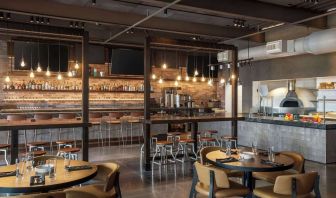 Hotel bar at Embassy Suites By Hilton Myrtle Beach Oceanfront Resort.