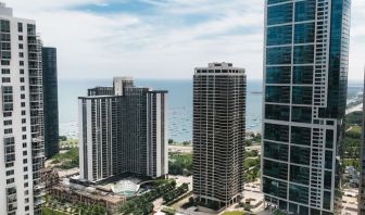 City views at Swissotel Chicago.