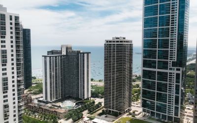 City views at Swissotel Chicago.