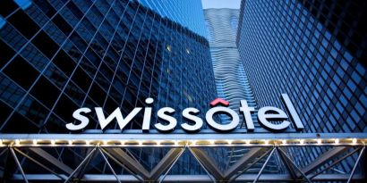 Hotel exterior at Swissotel Chicago.