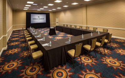 Meeting room at Hilton Anatole.