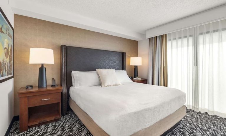 Day use room with natural light at Embassy Suites By Hilton Los Angeles International Airport South.