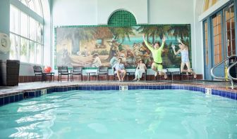 Refreshing indoor pool at Embassy Suites By Hilton Los Angeles International Airport South.