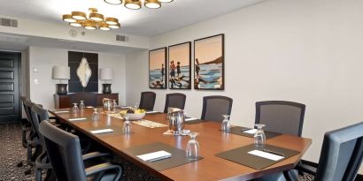 Professional meeting room at Embassy Suites By Hilton Los Angeles International Airport South.