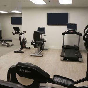 Fitness center available at Embassy Suites By Hilton Los Angeles International Airport South.