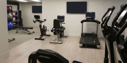 Fitness center available at Embassy Suites By Hilton Los Angeles International Airport South.