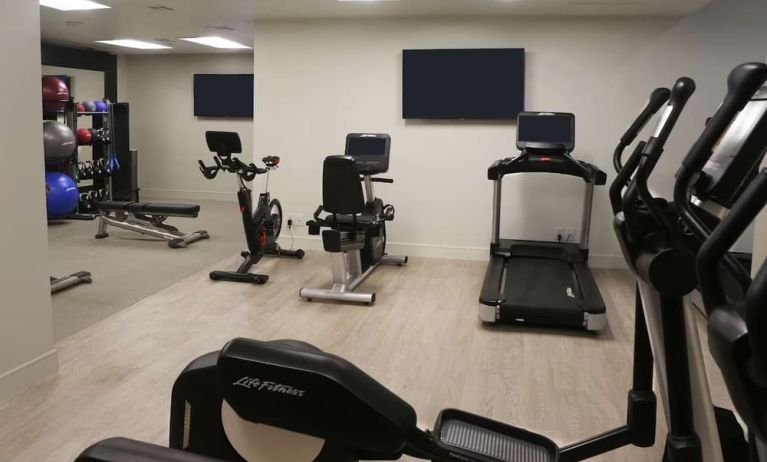 Fitness center available at Embassy Suites By Hilton Los Angeles International Airport South.