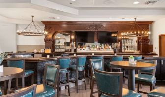 Hotel bar at Embassy Suites By Hilton Los Angeles International Airport South.