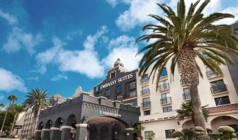 Hotel exterior at Embassy Suites By Hilton Los Angeles International Airport South.