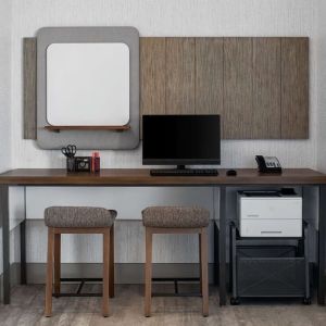 Business center available at Hilton Garden Inn Camden Waterfront Philadelphia.