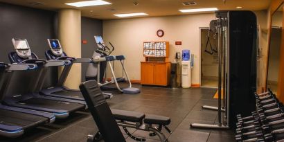 Fitness center available at DoubleTree By Hilton Tulsa - Warren Place.