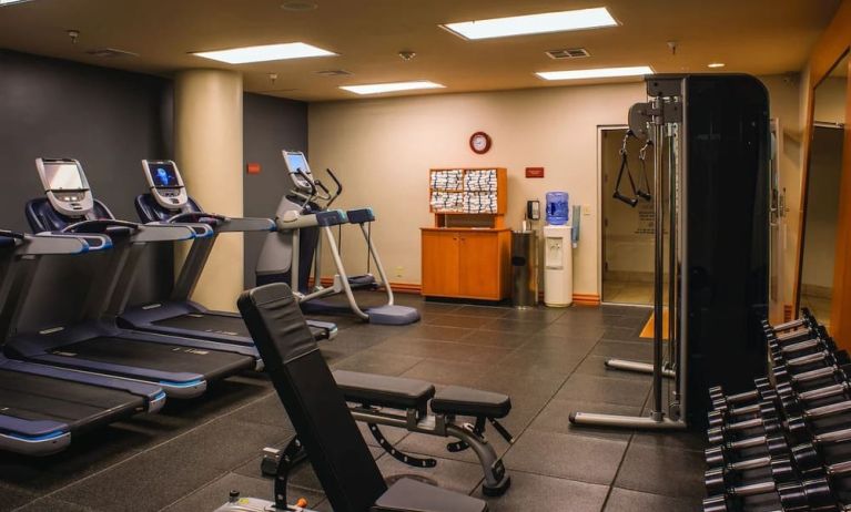 Fitness center available at DoubleTree By Hilton Tulsa - Warren Place.