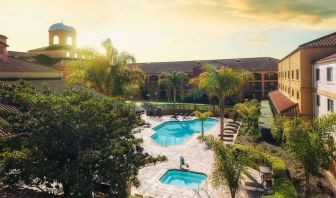 Pool and hot tub at DoubleTree By Hilton Sonoma Wine Country.