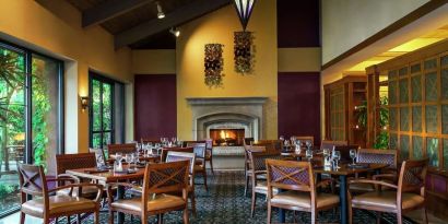 Hotel bar at DoubleTree By Hilton Sonoma Wine Country.