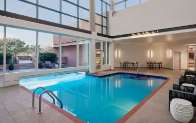 Indoor pool at Delta Hotels By Marriott Little Rock West.