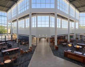 Lobby seating at Delta Hotels By Marriott Little Rock West.