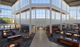 Lobby seating at Delta Hotels By Marriott Little Rock West.